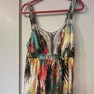Colorful Sleeveless Dress